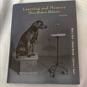 Learning and Memory: From Brain to Behavior (3rd Edition) Hardcover Book. New